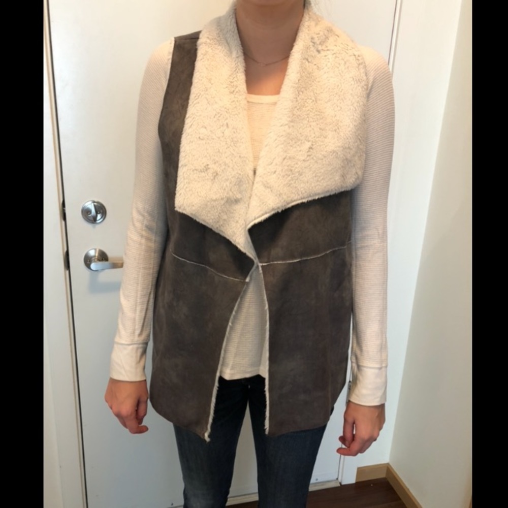Lost April Faux Fur Vest